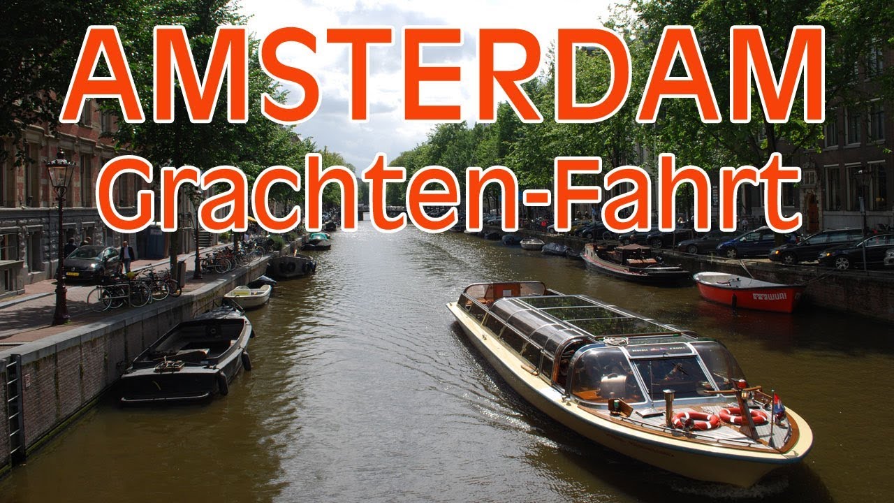 Amsterdam Grachtenfahrt im Ausflugs Boot - ein tolles Erlebnis!