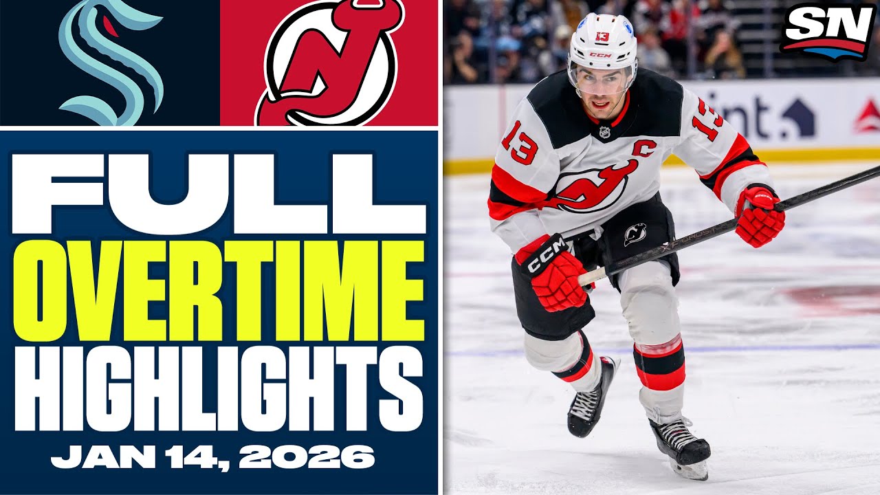 Seattle Kraken at New Jersey Devils | FULL Overtime Highlights - January 14, 2026