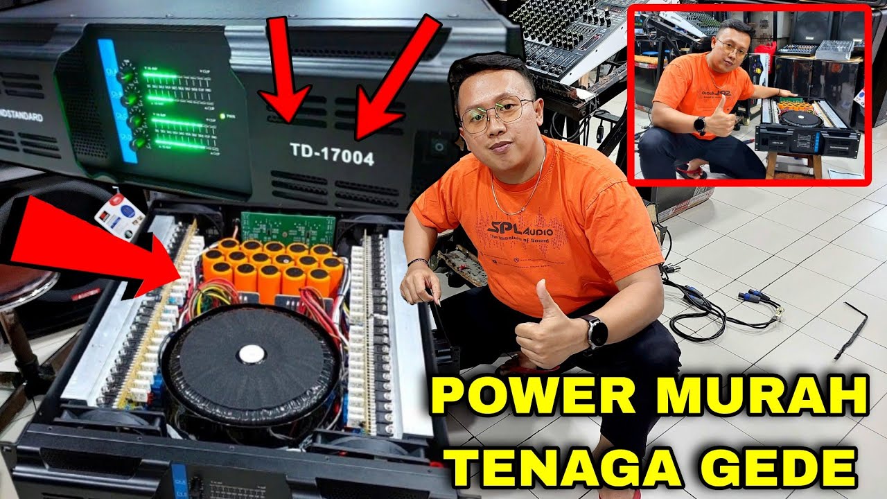 Luar Biasa Lur ! Power Murah Meriah 4 Chanel Yg Cocok Kalian Punya - Soundstandar TD17004