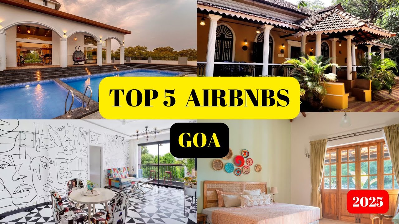Топ-5 вариантов размещения на Airbnb в Гоа для групп | Роскошные виллы с частными бассейнами для ...