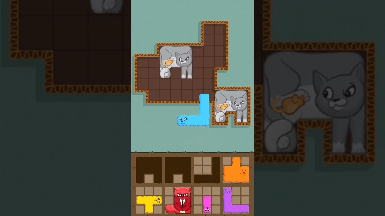 Puzzle Cats - Gameplay Walkthrough (iOS & Android) #shorts #games #funny