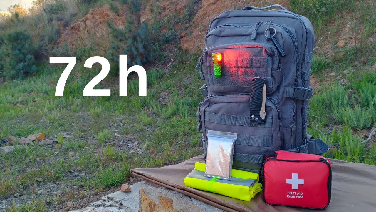 Mochila 72 horas para Emergencias | Mochila de Evasión Urbana