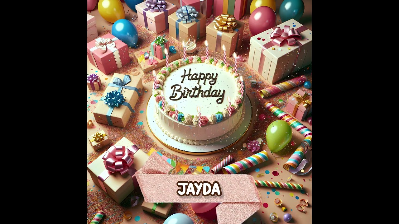 JAYDA Happy Birthday Song &ndash; Happy Birthday to You
