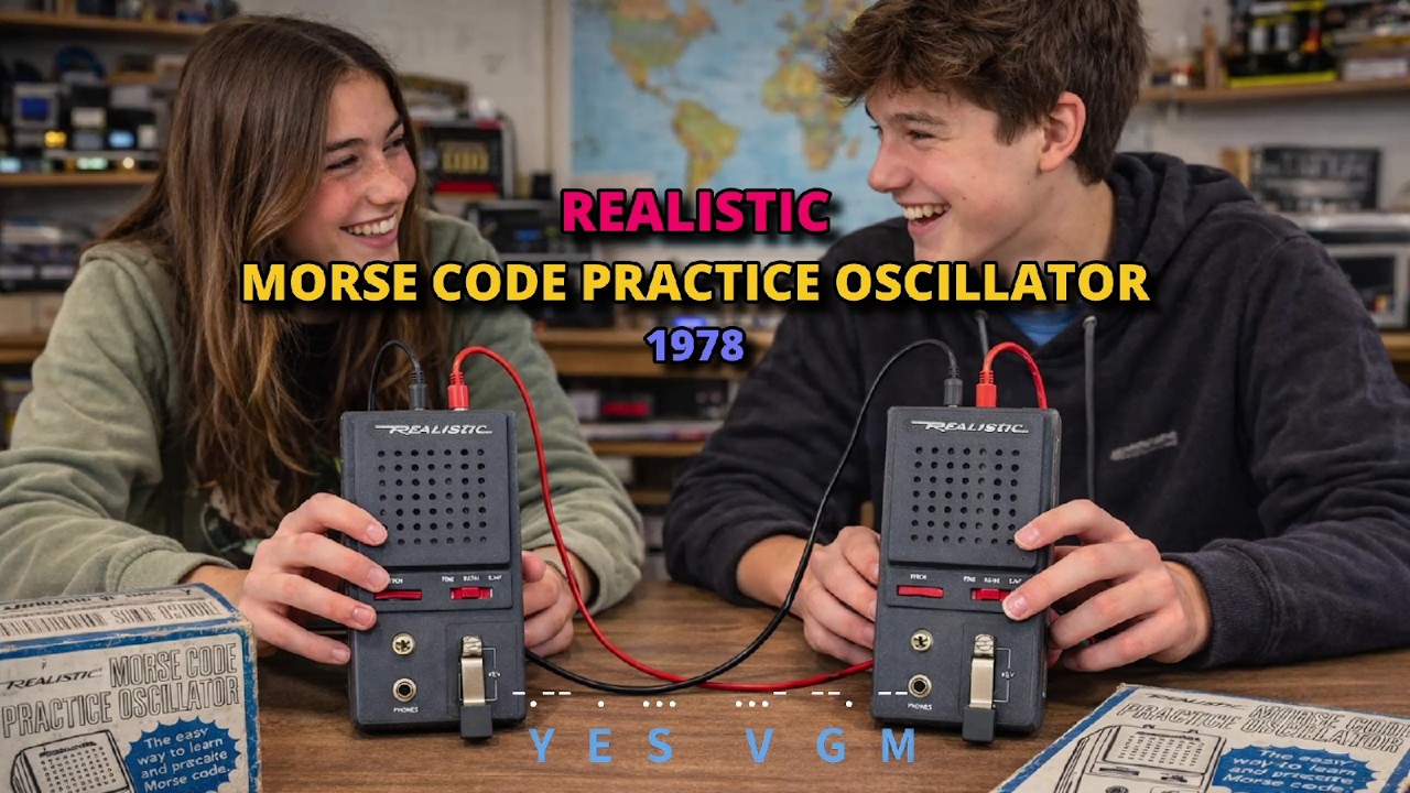 Аппарат для азбуки Морзе Radio Shack за 5 долларов?! Реалистичный тренировочный осциллятор (1978)...