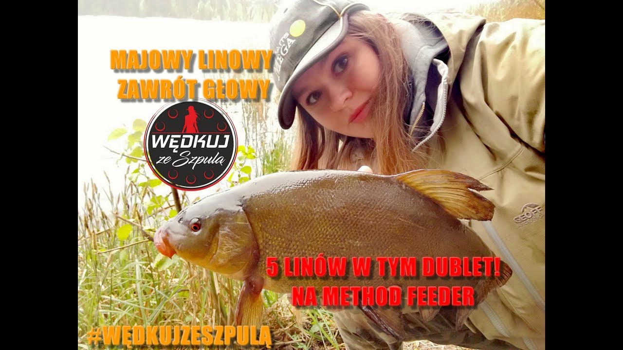 Pięć majowych linów na method feeder