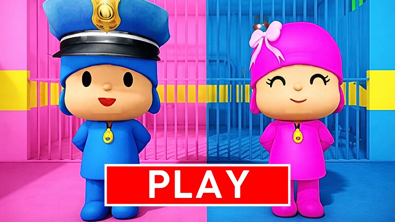 POCOYO PRISON ESCAPE!! 👮‍♂️