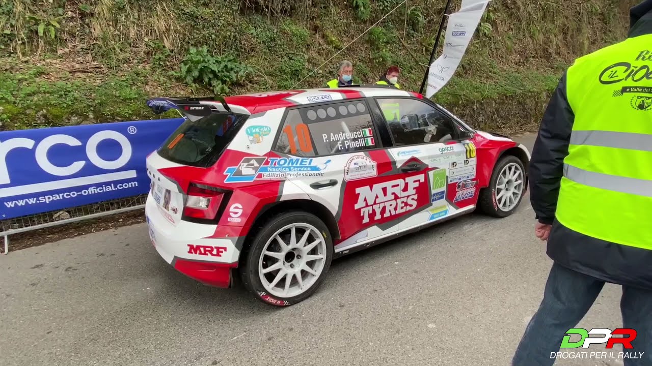 Paolo Andreucci at Rally Il Ciocco 2021 - Skoda Fabia R5 Evo MRF Tyres!