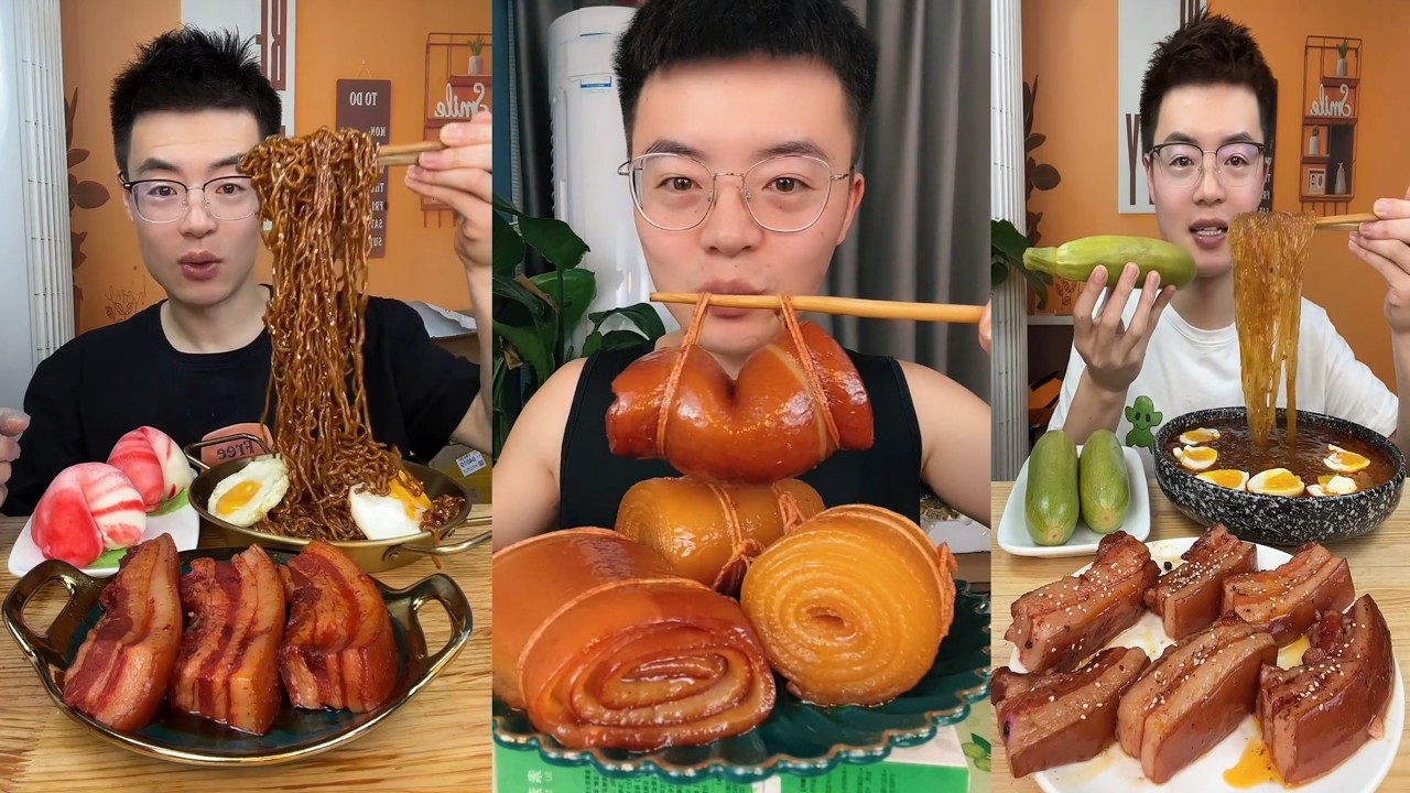 【ASMR】【MUKBANG】東坡肉 BRAISED PORK BELLY | EATING SHOW |CHINESE MUKBANG |食べ |吃播 FANG ASMR #咀嚼音 #259