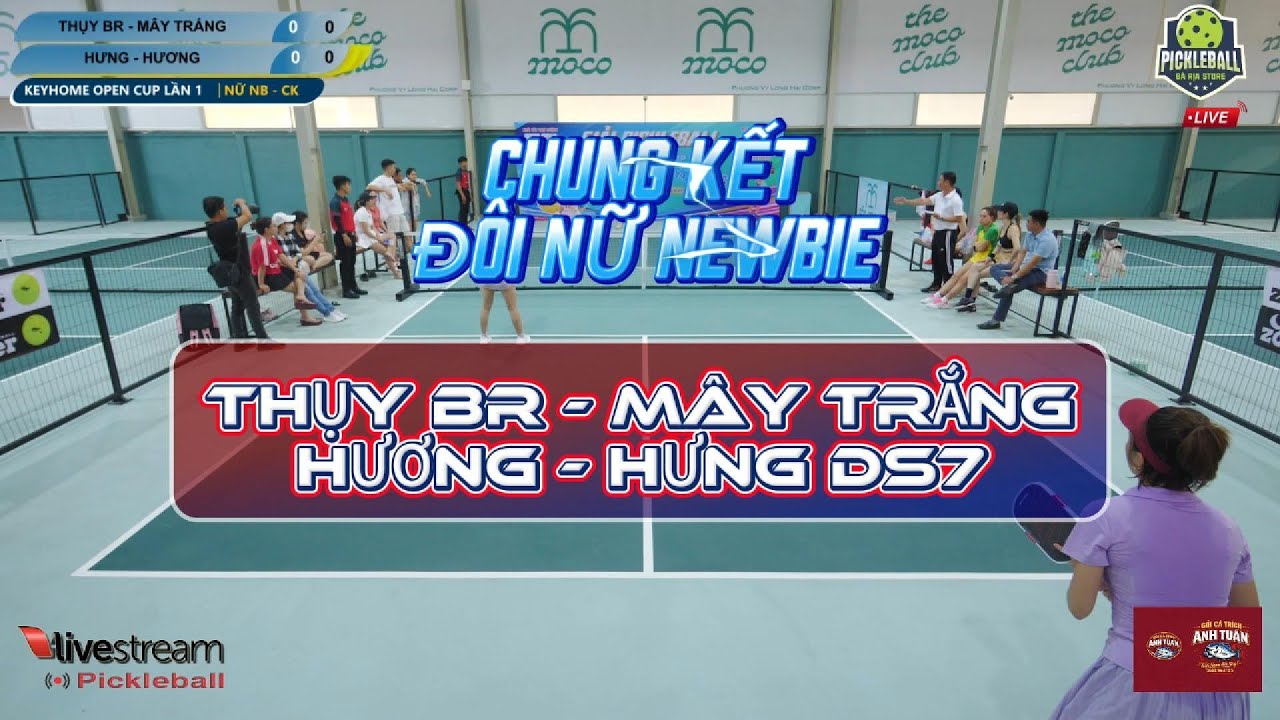 🏆 CHUNG KẾT ĐÔI NỮ NEWBIE - GIẢI PICKLEBALL KEYHOME OPEN CUP LẦN 1