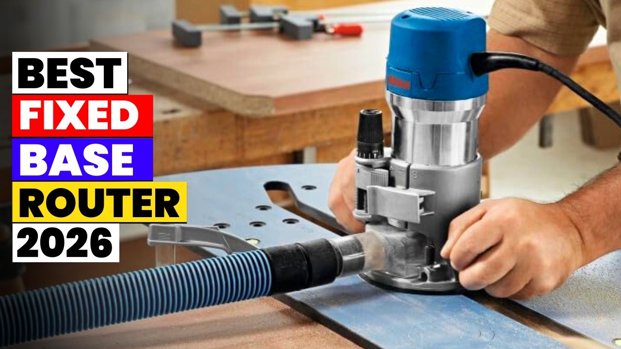 The 6 Best Fixed-Base Router of 2026 | Top 6 Best Fixed-Base Routers You Can Buy Right Now!