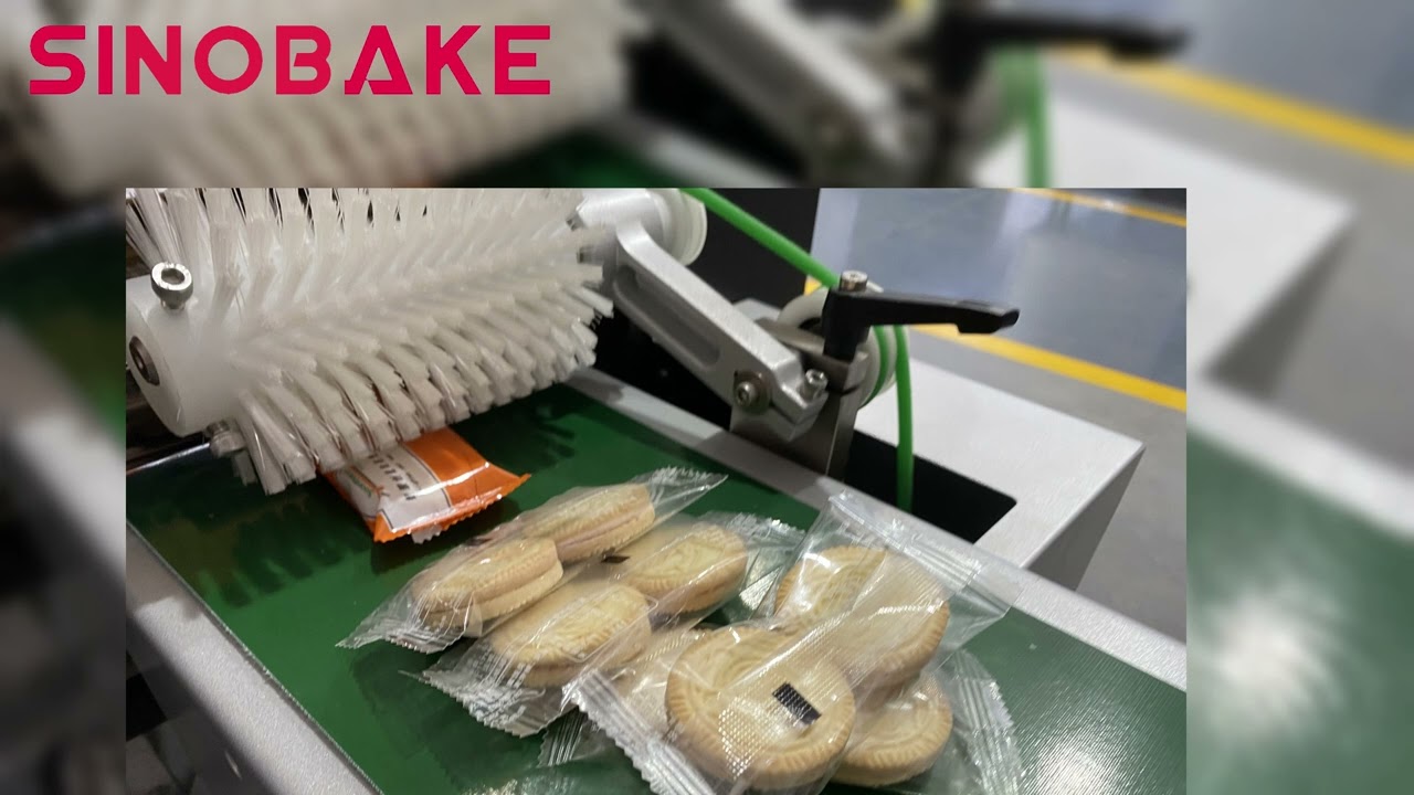 SINOBAKE HIGH SPEED SANDWICH MACHINE WITH ON EDGE PACKAGING MACHINE/ SOUTH AMERICA/ BANGLADESH