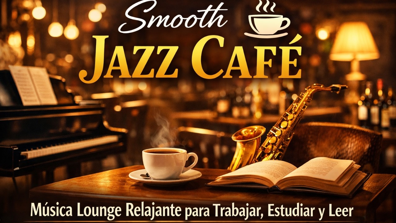 Música Lounge Relajante para Trabajar, Estudiar y Leer | Smooth Jazz Café