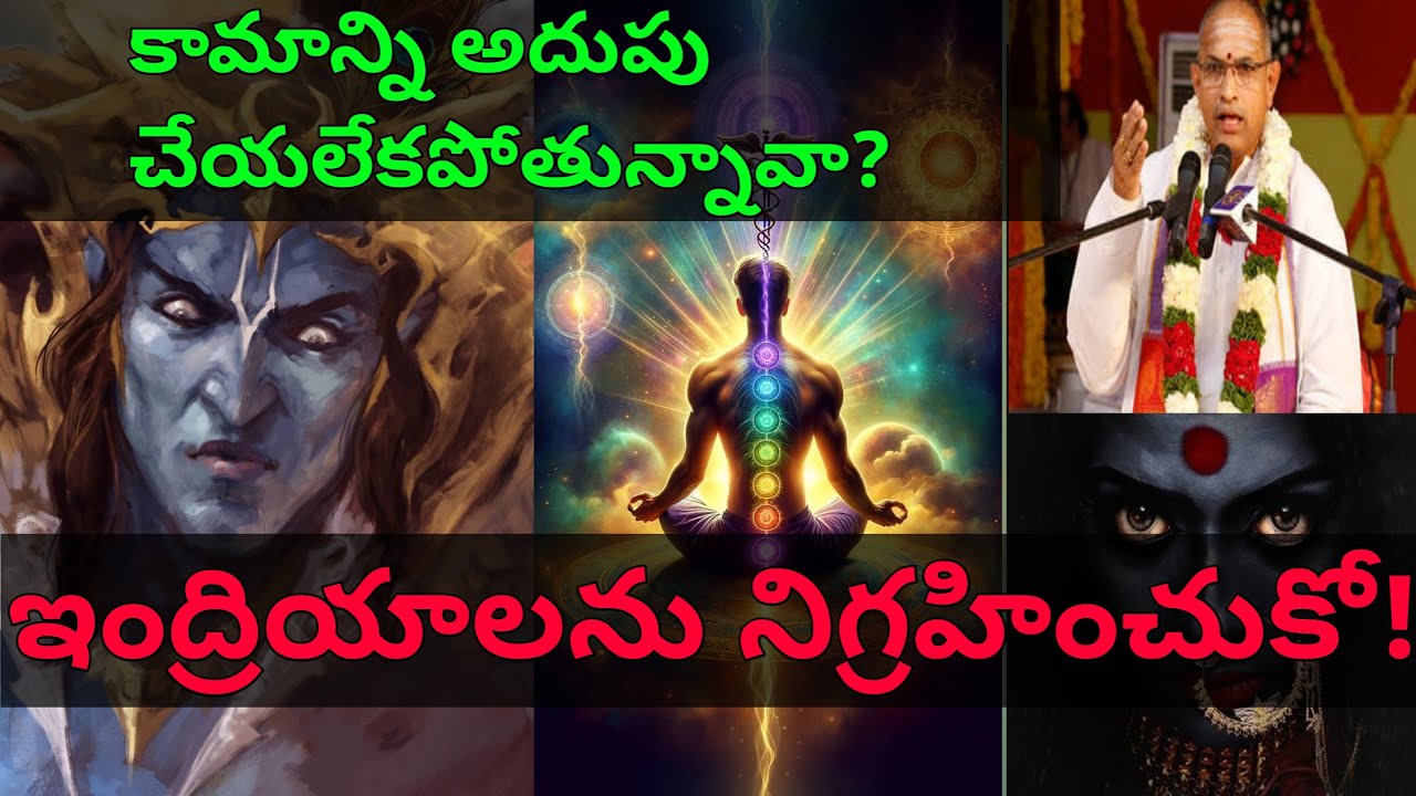 జీవితాన్ని గెలువు..! Control Indriya's, Urges!!..Why this life...!! #chaganti #Indriyas #control