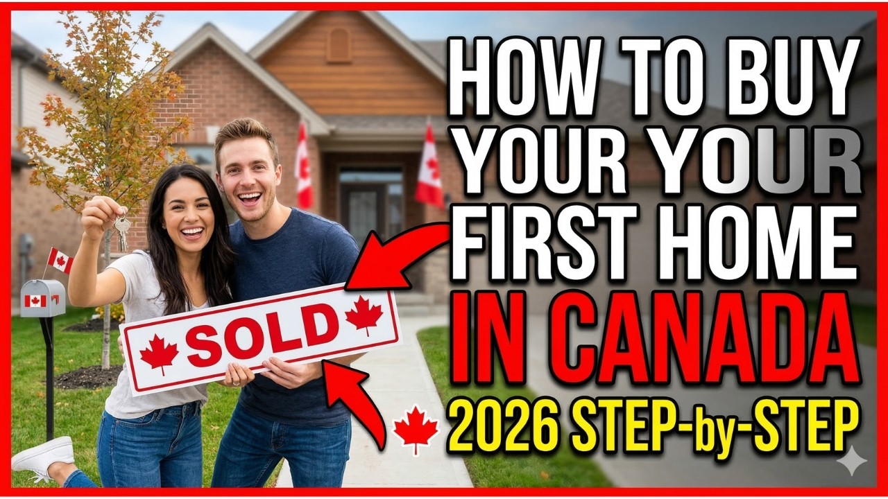 How to Buy Your FIRST Home in Canada 2026 | Step-by-Step Canadian Home Buyer Guide
