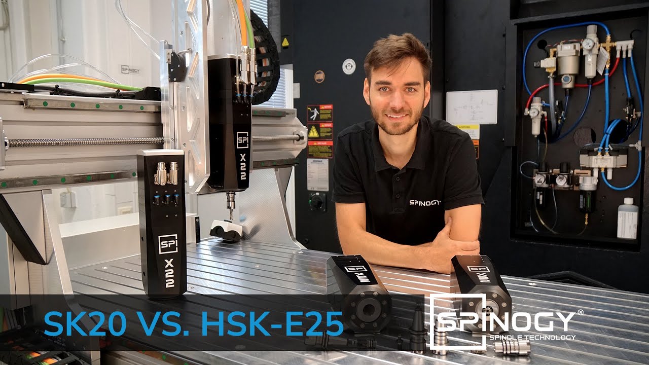 Welche Schnittstelle ist besser: SK20 oder HSK-E25? Die SPINOGY X22 ATC