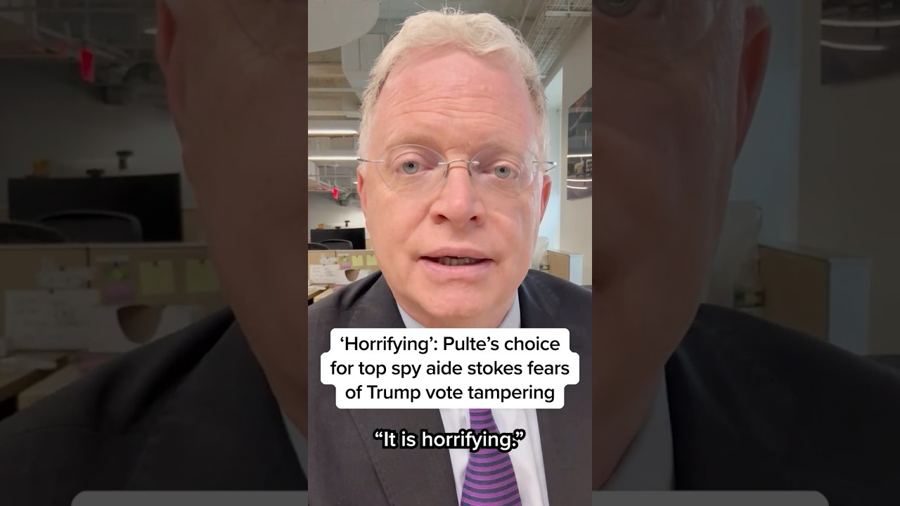 'Horrifying': Pulte's choice for top spy aide stokes fears of Trump vote tampering