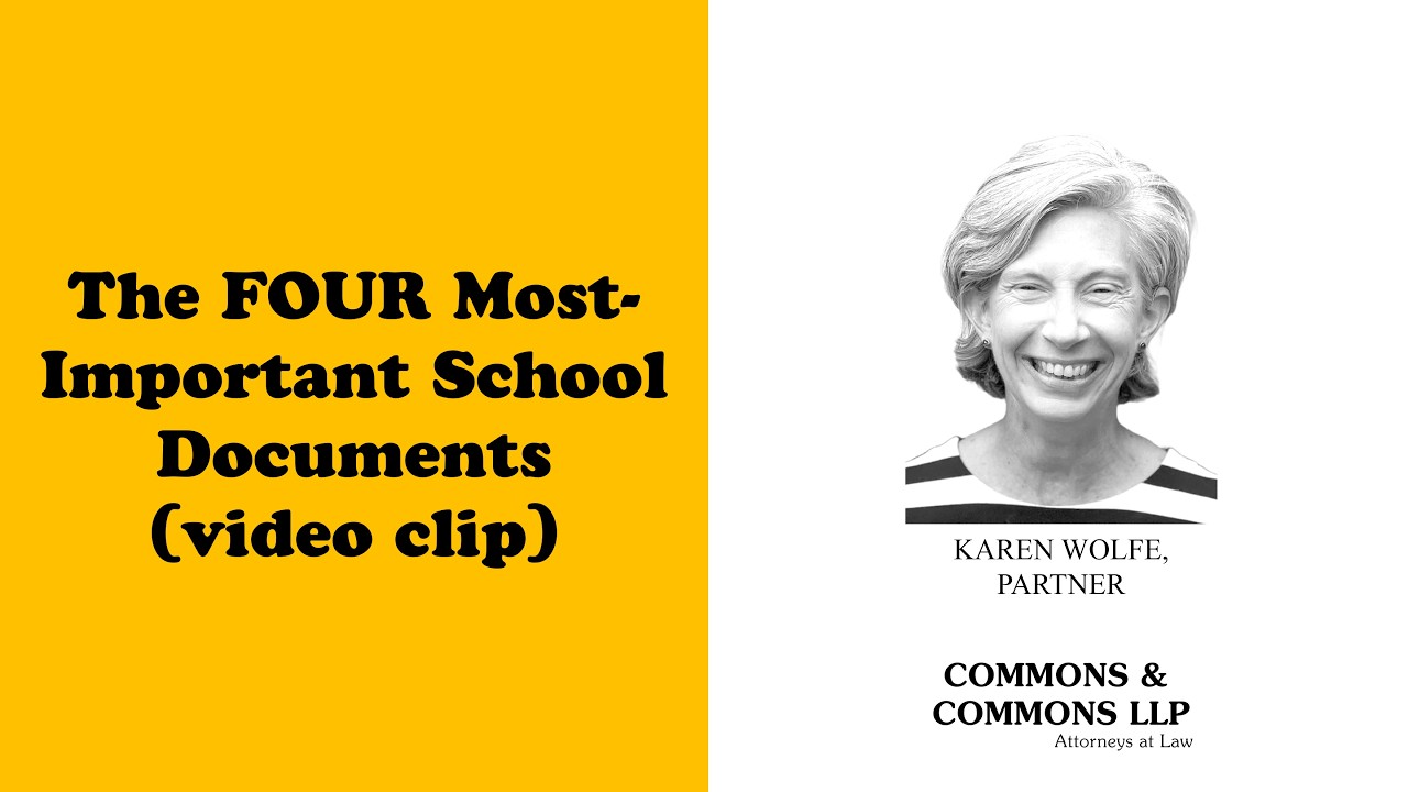 The FOUR Most Important Independent School Documents