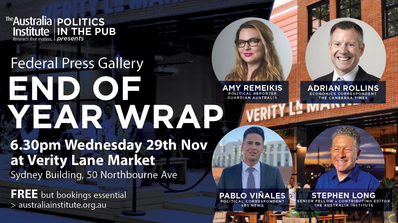 End of Year Wrap | Politics in the Pub: