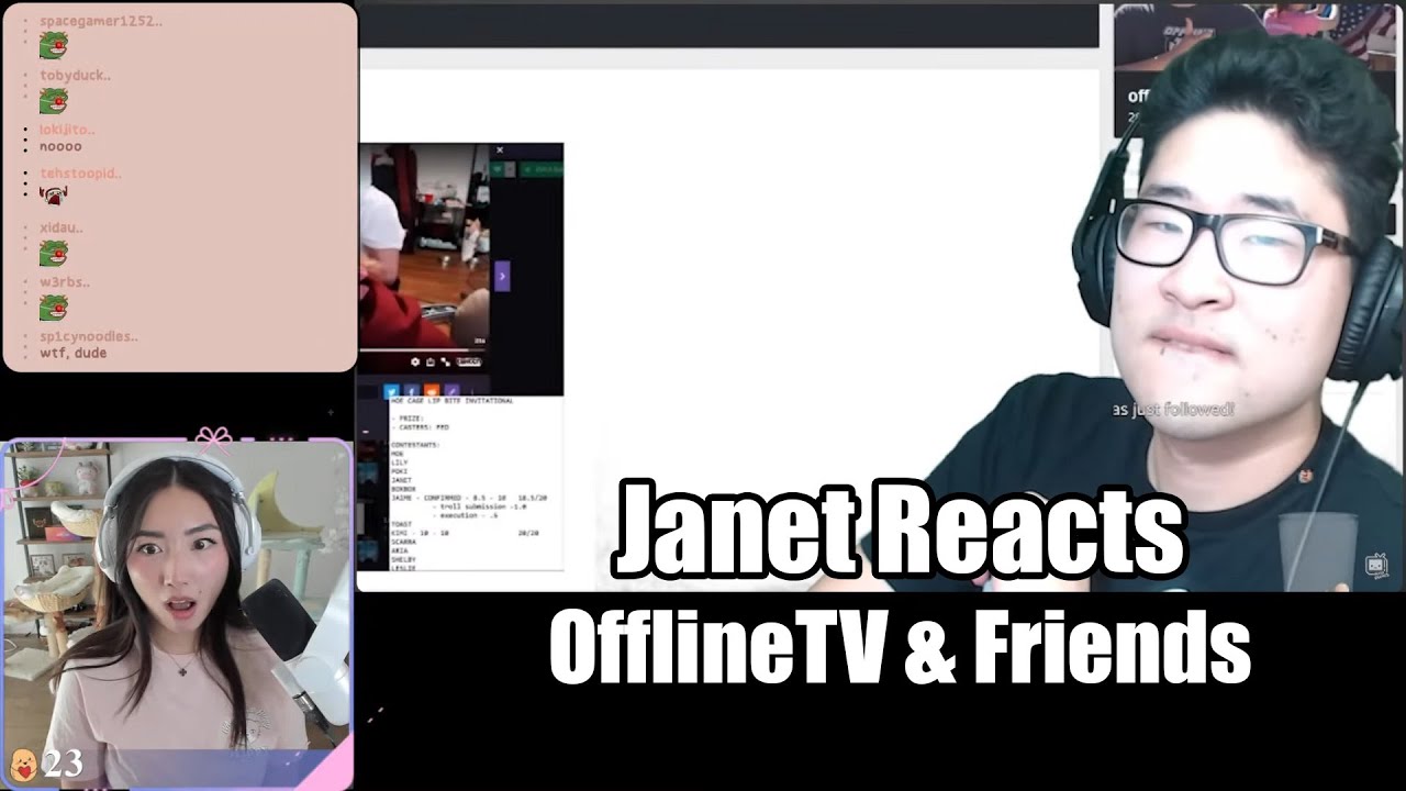 [Janet Reacts] Catching Up on Three Months of OfflineTV and Friends