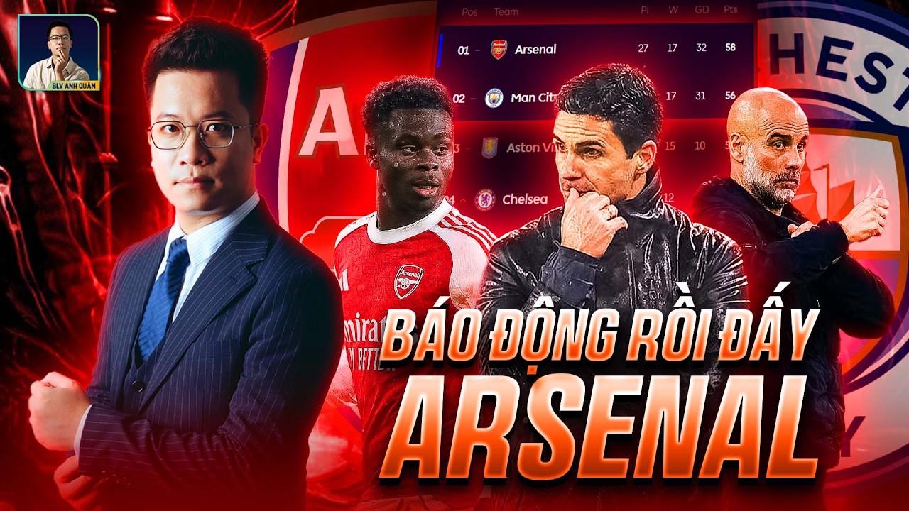 THE LOCKER ROOM | CẢNH BÁO ĐỎ CHO ARSENAL: MAN CITY CHỈ CÒN CÁCH 1 TRẬN THẮNG