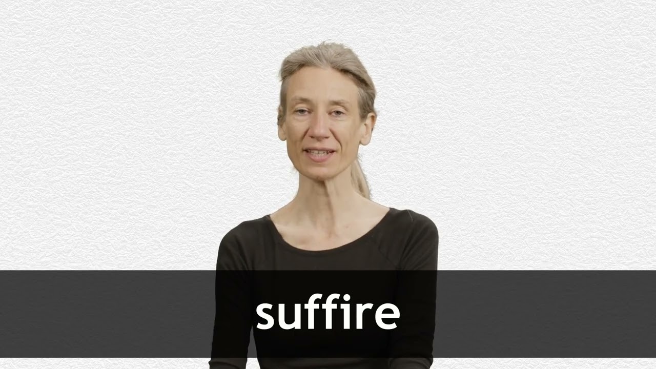 How to pronounce SUFFIRE in French