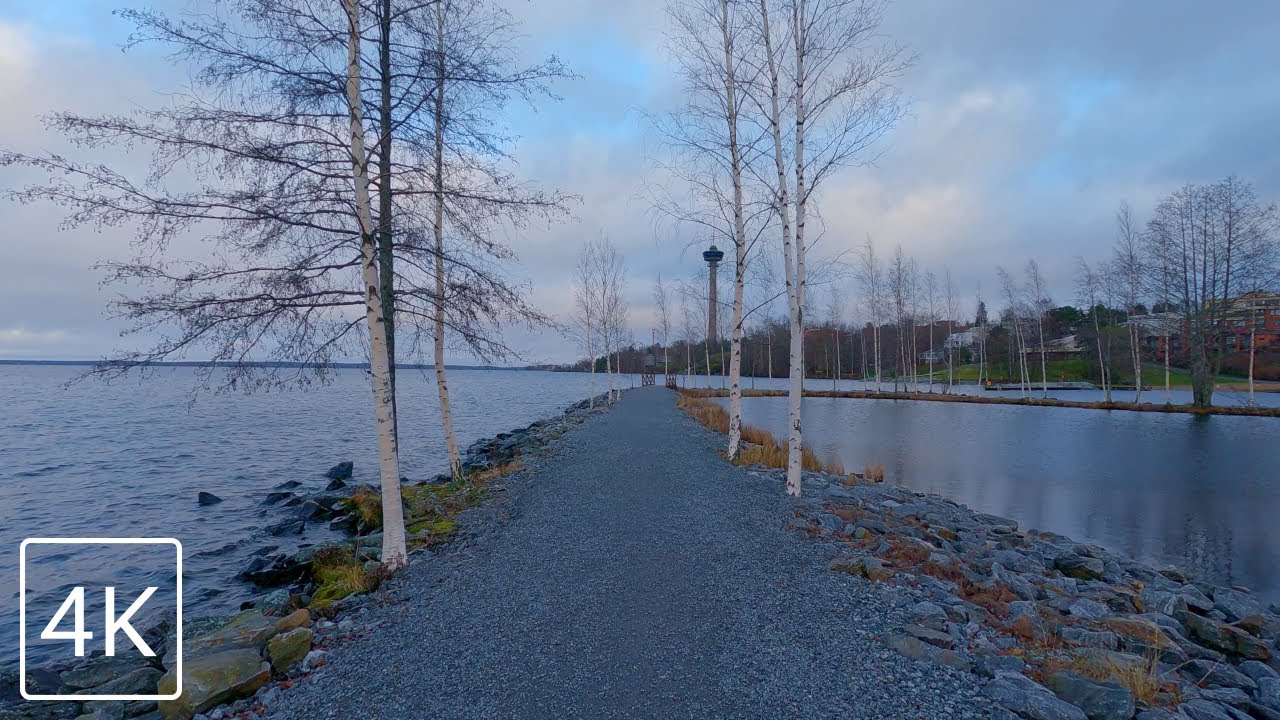 【4K】 Walking Along the Shores of N&auml;sij&auml;rvi - Onkiniemi, Tampere