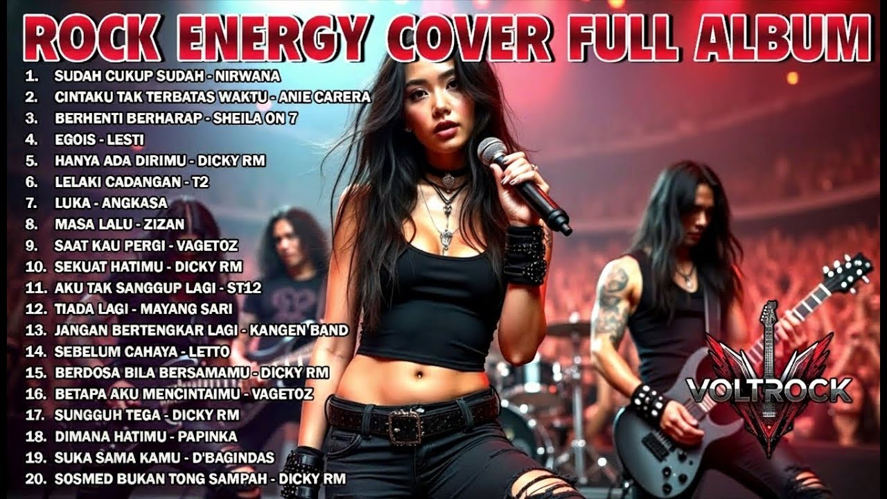 Lagu Pop Versi Rock 2025 ⚡ Full Album Penuh Energi (Playlist Bikin Semangat)