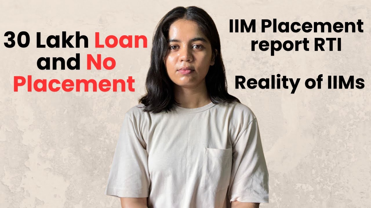 Massive Loans and No Placement | IIMs are losing to AI and Uncertain Market | Declining worth of IIM