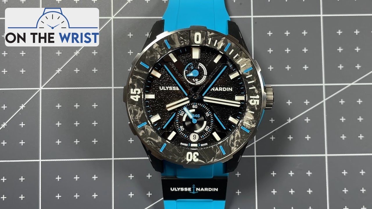 Роскошные дайверские часы из переработанных материалов?! Обзор Ulysse Nardin Diver Net Azure
