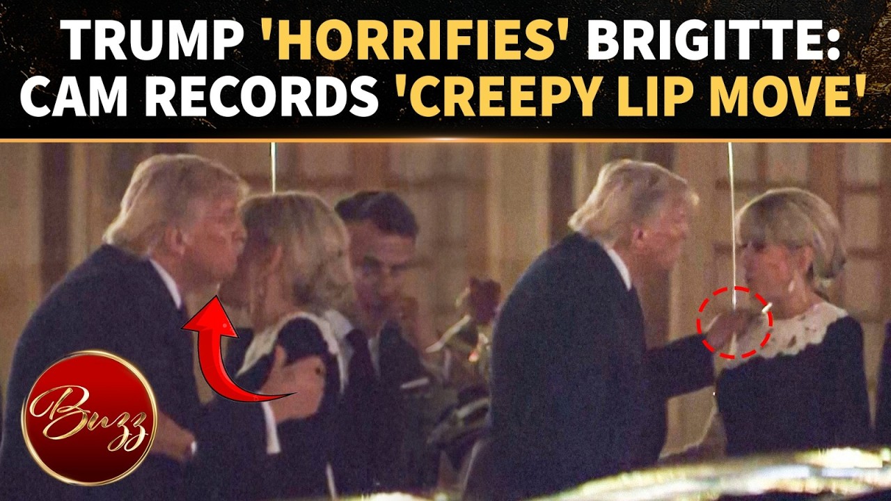 'Cringe' Trump 'Makes Brigitte Macron UNCOMFORTABLE'? Video Shows AWKWARD Goodbye Kiss In Versailles