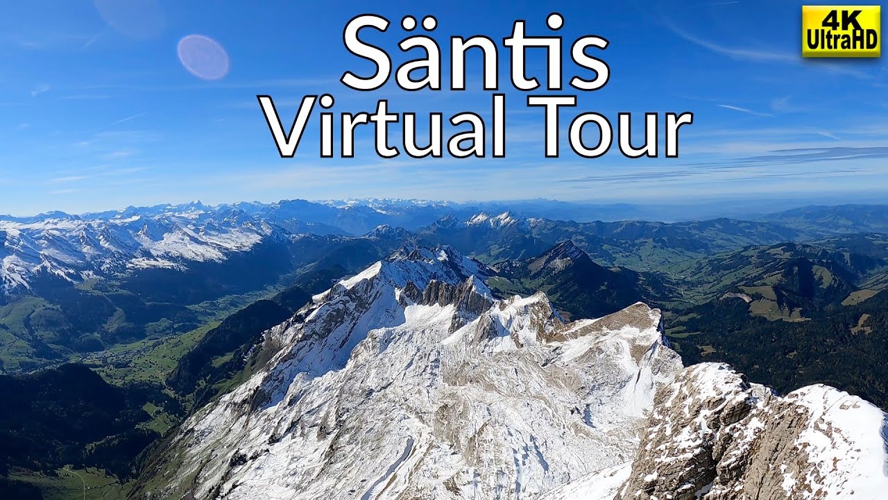 Säntis Mountain Visit Virtual Tour Switzerland Alps 4K