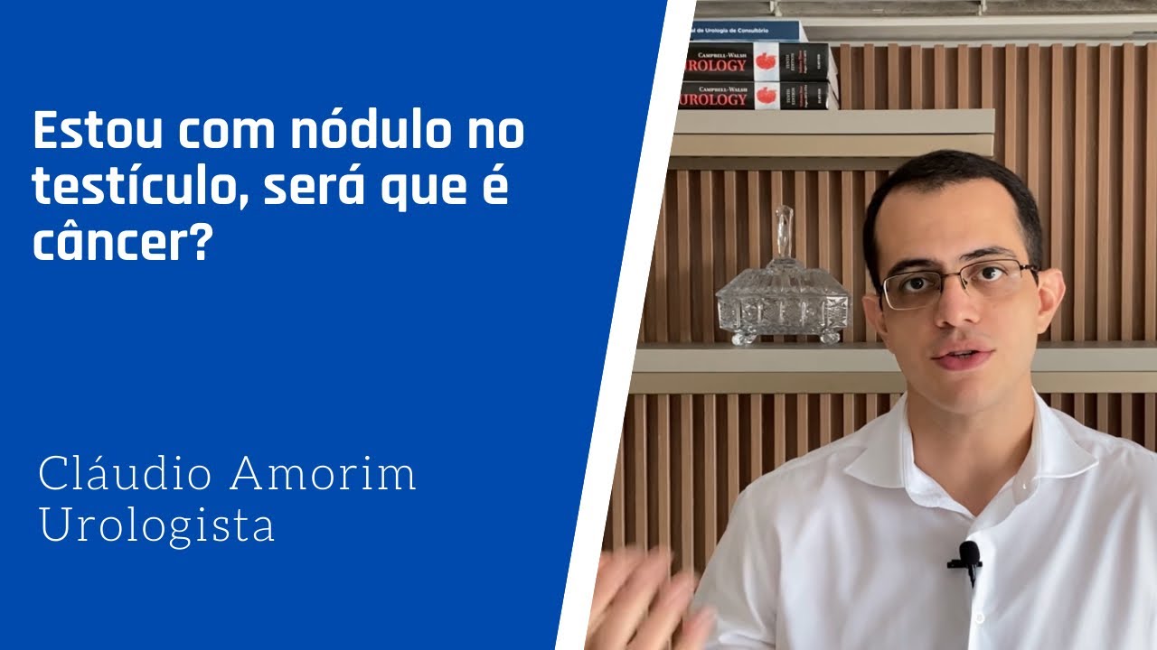 Estou com nódulo no testículo, será que é câncer?