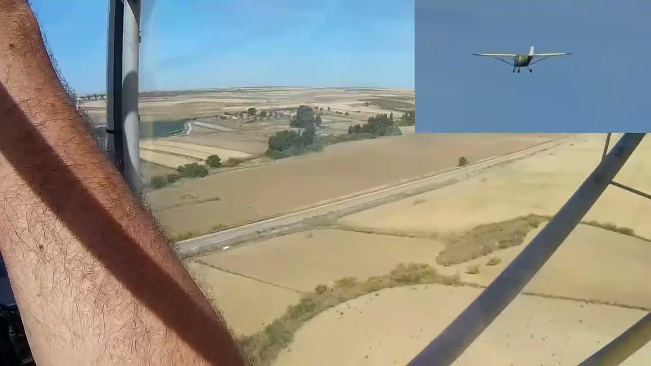 MI VUELO COMPLETO EN ULTRALIGERO COYOTE EN CAMARENILLA - TOLEDO