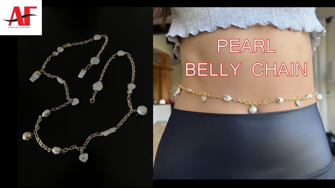 DIY Pearl Belly Chain Tutorial