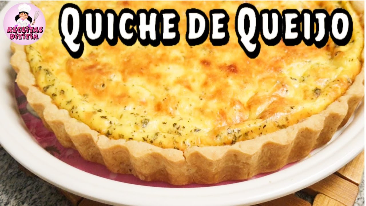 QUICHE DE QUEIJO MINAS FRESCAL E MUZZARELA, Super Fácil e Prática