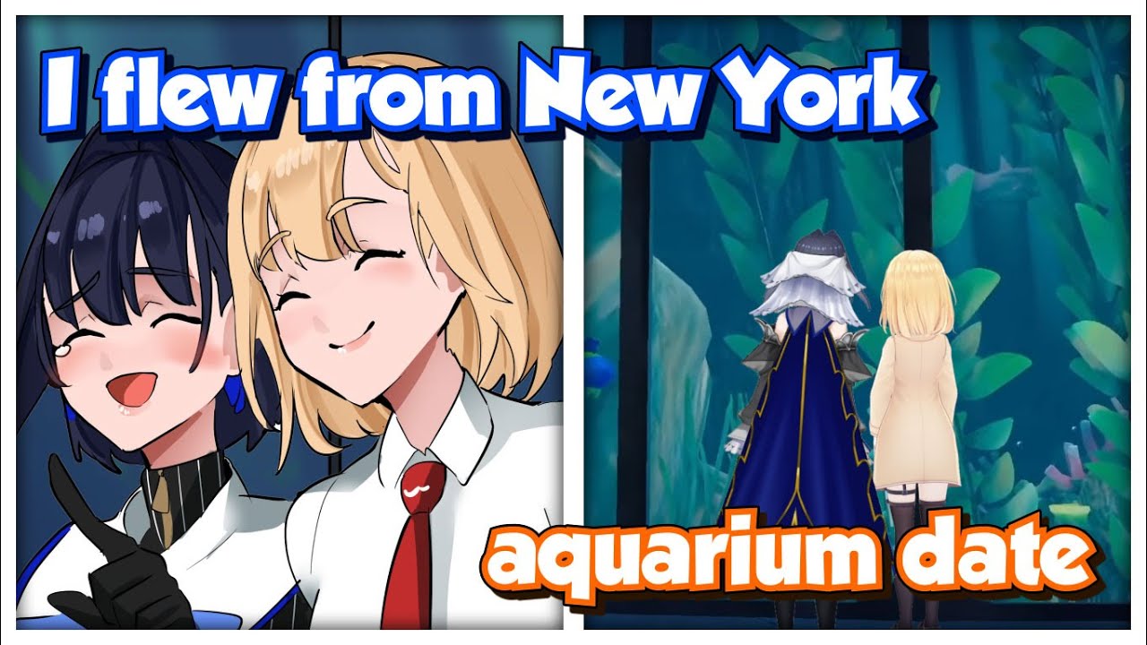 Kronii Went to Visit Ame's Place IRL and Have an Aquarium Date with Her