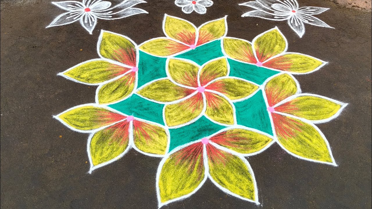 Masi matham special Rangoli kolam 7*4/ 