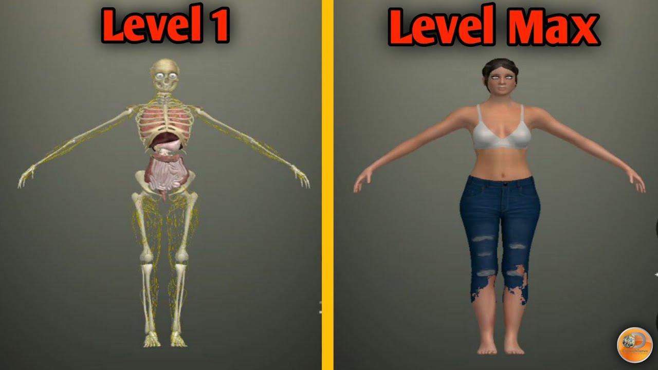 Idle Human! MAX LEVEL FEMALE EVOLUTION! Unlimited Gold MOD APK