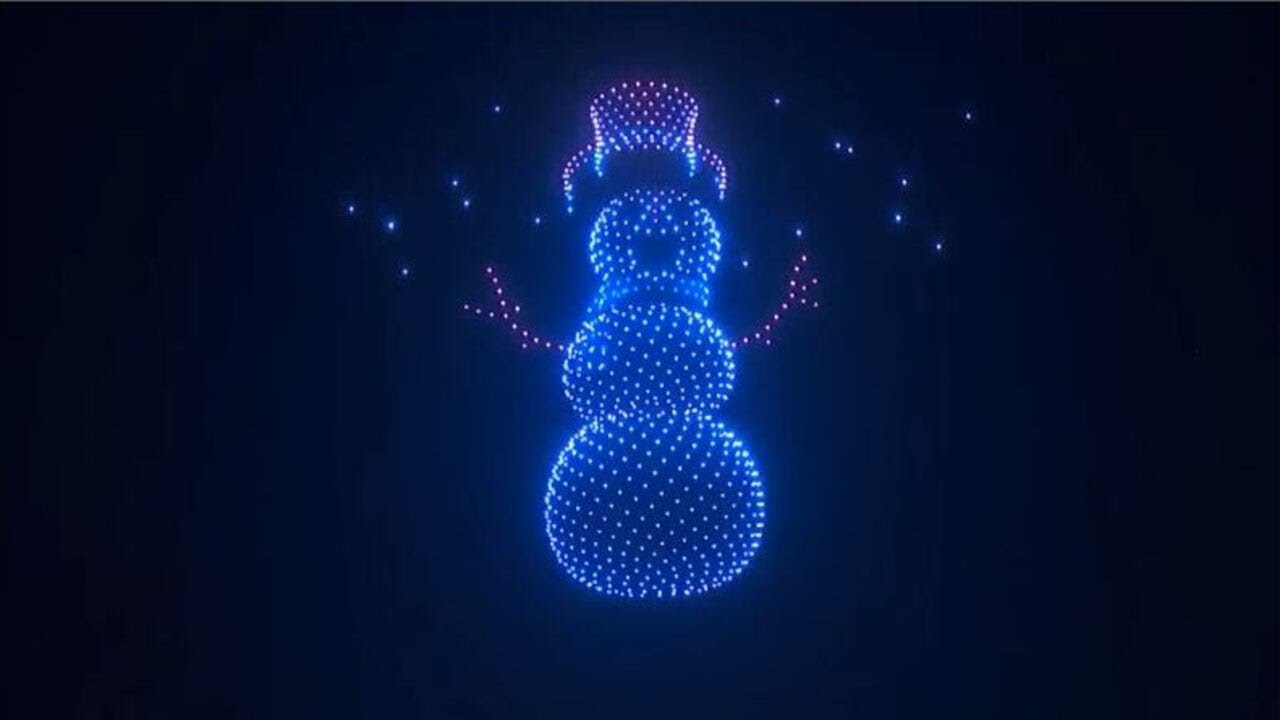 Holiday drone show at Piedmont Park lights up Atlanta sky