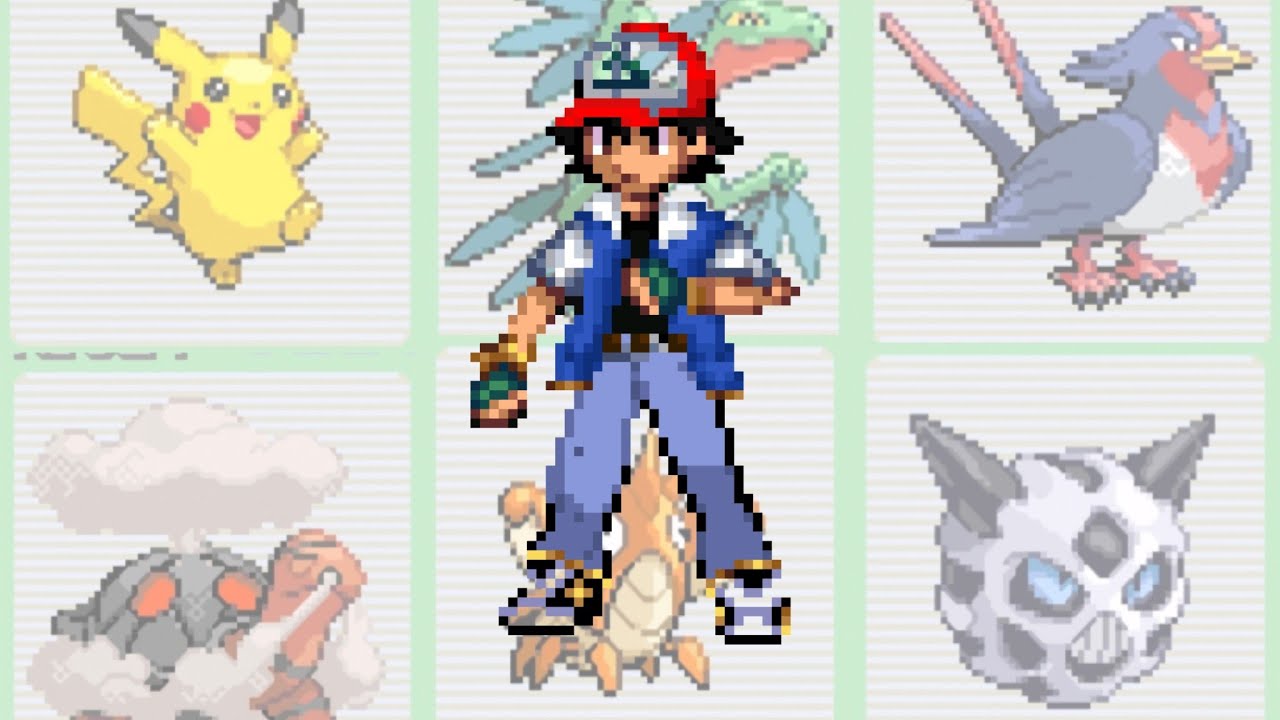 Beating Pokémon Emerald's Pokémon League Using Hoenn Ash Team