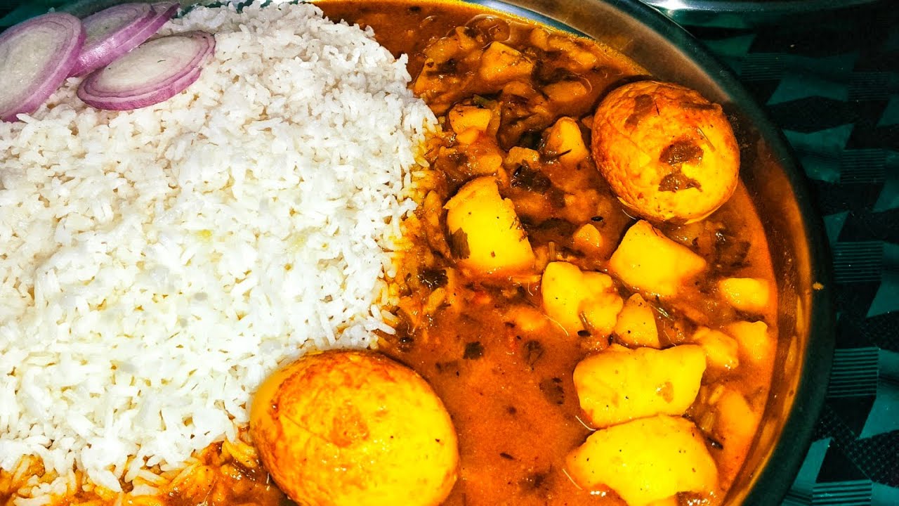 Egg curry bihari style | anda curry recipe | egg and potato curry 🤤