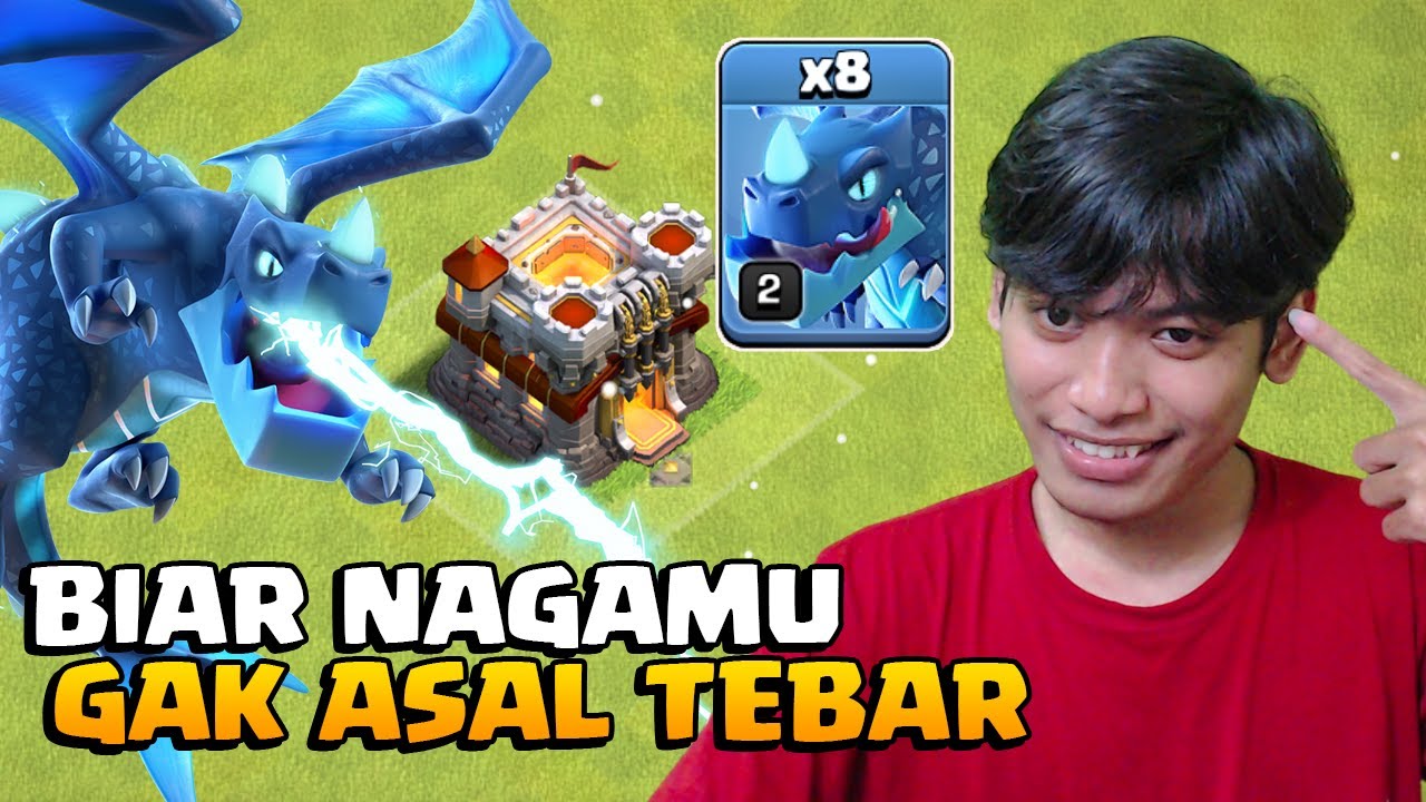 BIAR NAGA BIRUMU NGOTAK DIKIT! Electro Dragon TH 11 - COC Indonesia