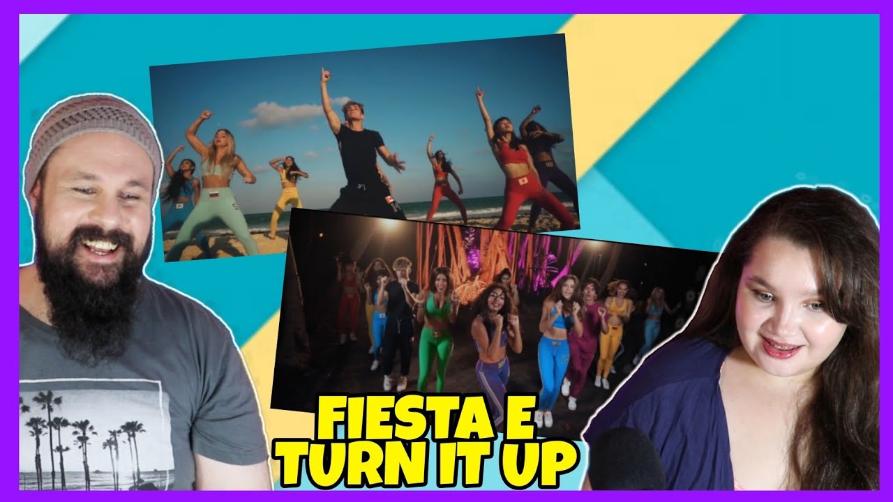 REAÇÃO DUPLA: NOW UNITED FIESTA E TURN IT UP (REAGINDO)