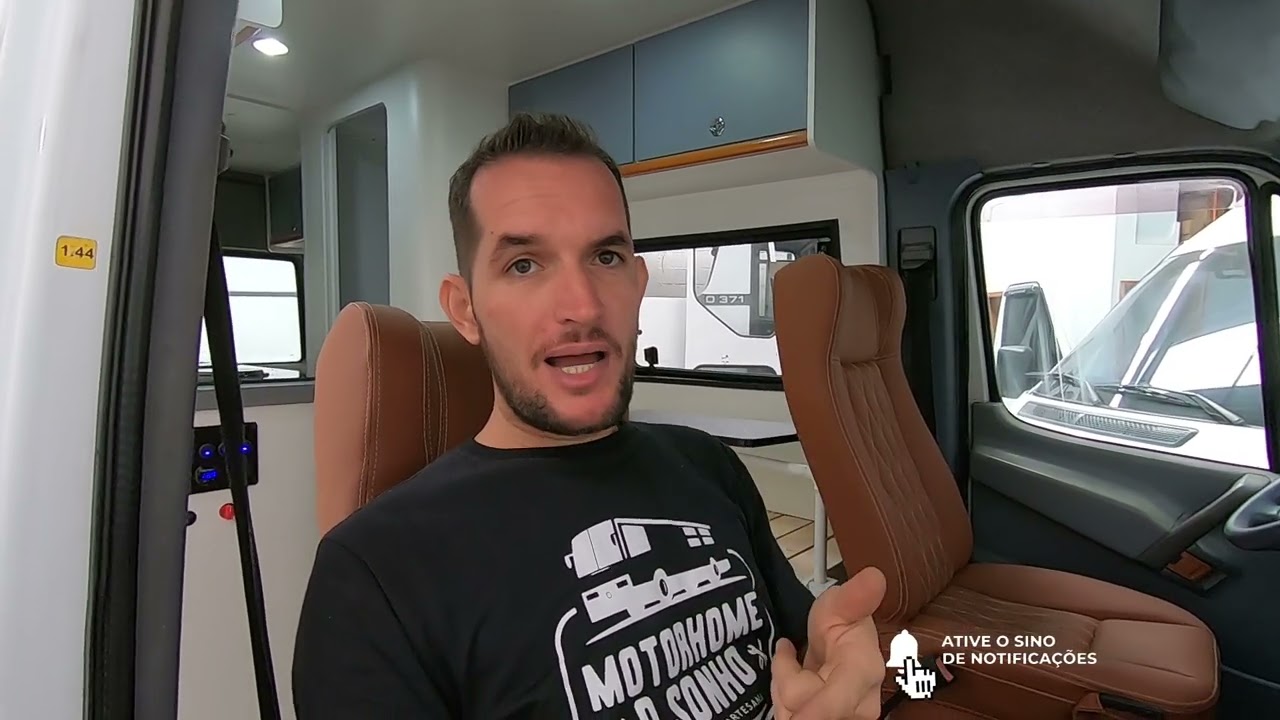 Bancos para Motorhome com base giratória 