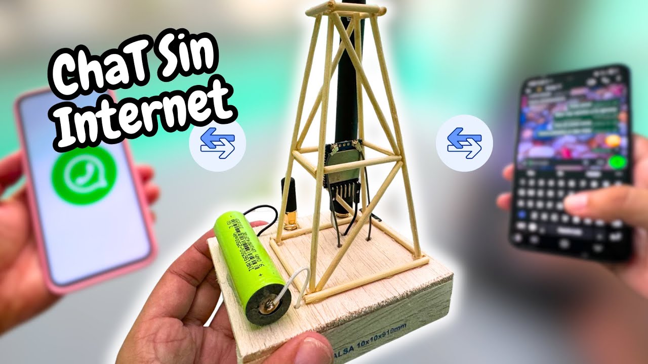 🔥Hice mi propio WhatsApp SIN Internet | 100%📡Funcional a kilómetros con LoRa🚀