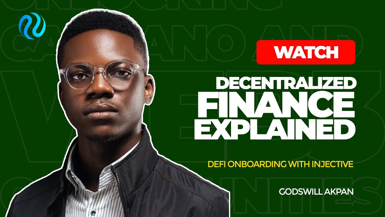 DeFi Onboarding with Injective - Opportunities in Web3 by Godswill Akpan