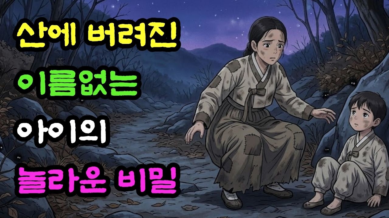 자식 못 낳아 쫓겨난 며느리가 산에서 데려온 아이, 그 아이의 정체는?  | 야담 | 옛날이야기 | 민담 | 전설 | 설화 | 수면동화 | 오디오북