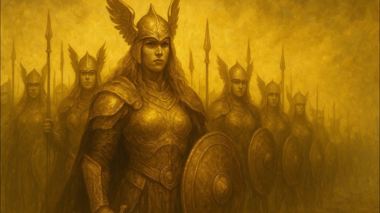 VALKYRIES - English + Old Norse (Lyrics video) 