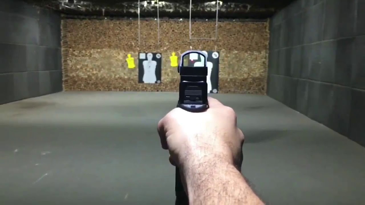 Disparos com Red Dot Vector Optics Frenzy. Veja a precis&atilde;o e a qualidade!