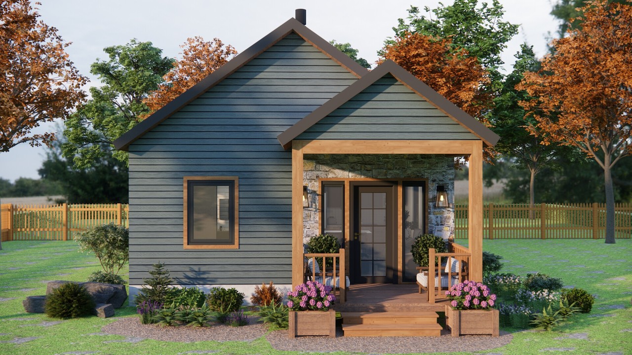 You Won’t Believe This 529 Sq Ft Small House | Smart 1-Bedroom Layout